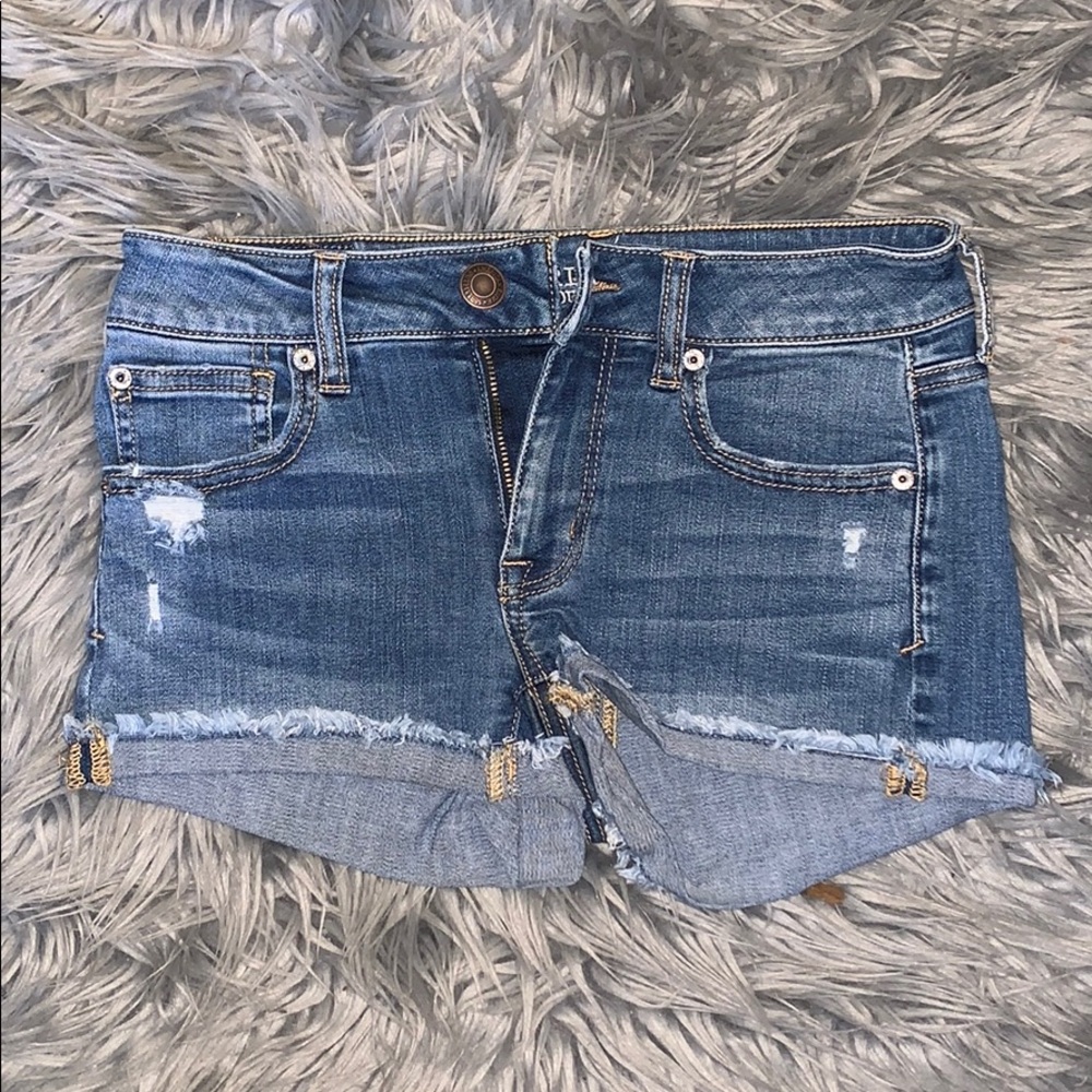 american eagle jean shorts